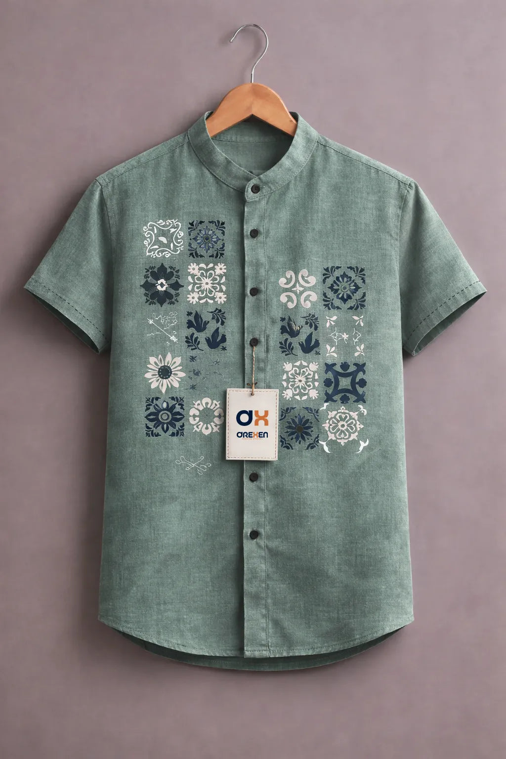 Sage Mosaic Heritage Luxe Shirt