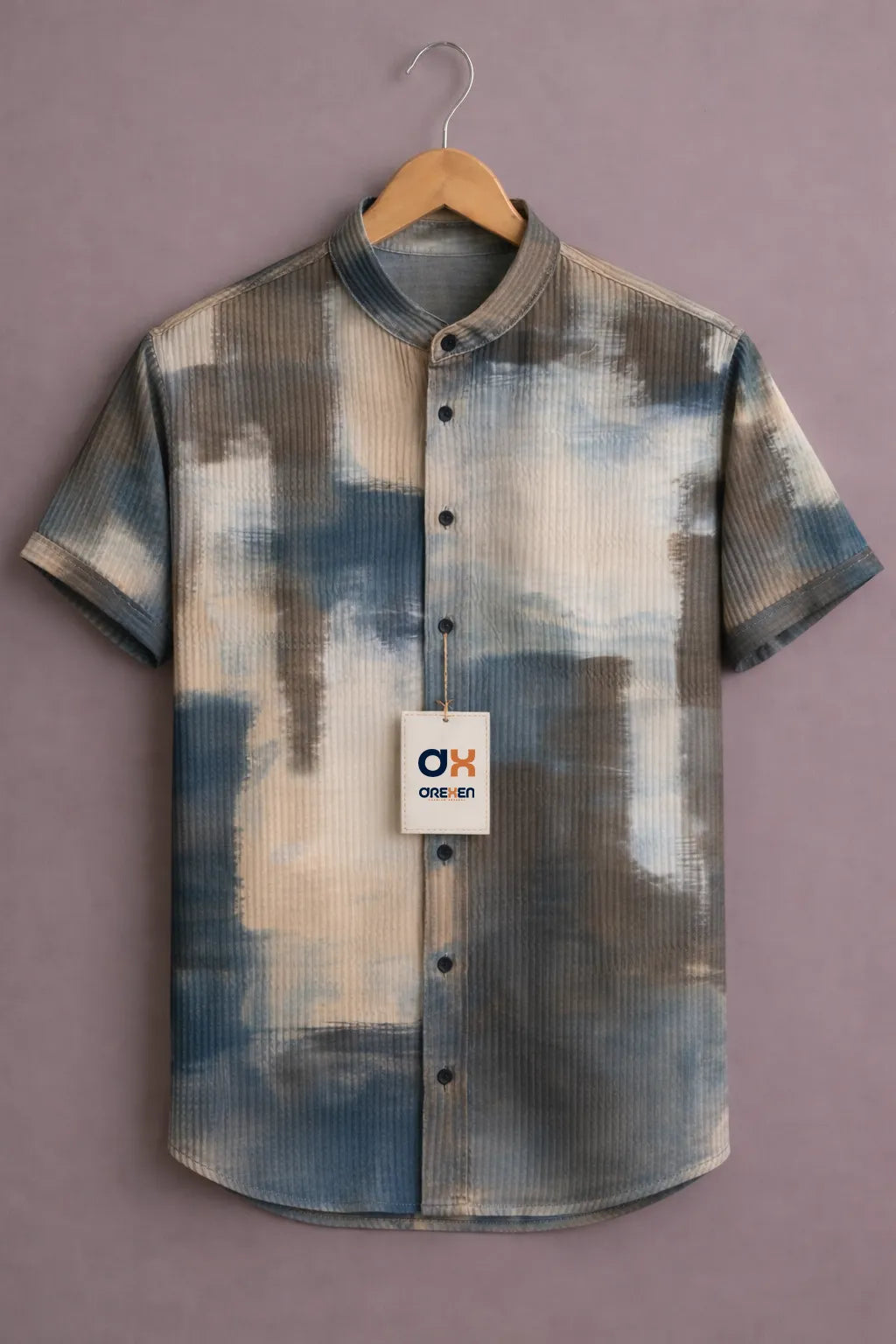 Ash Drift Abstract Luxe Shirt