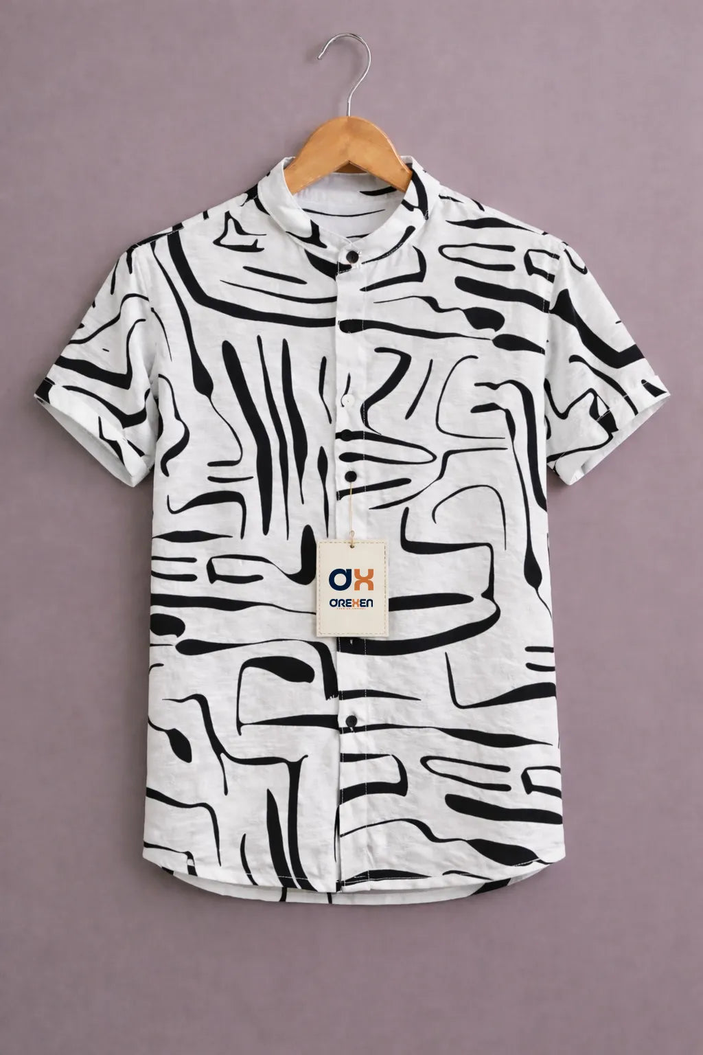 Mono Flux Abstract Signature Shirt