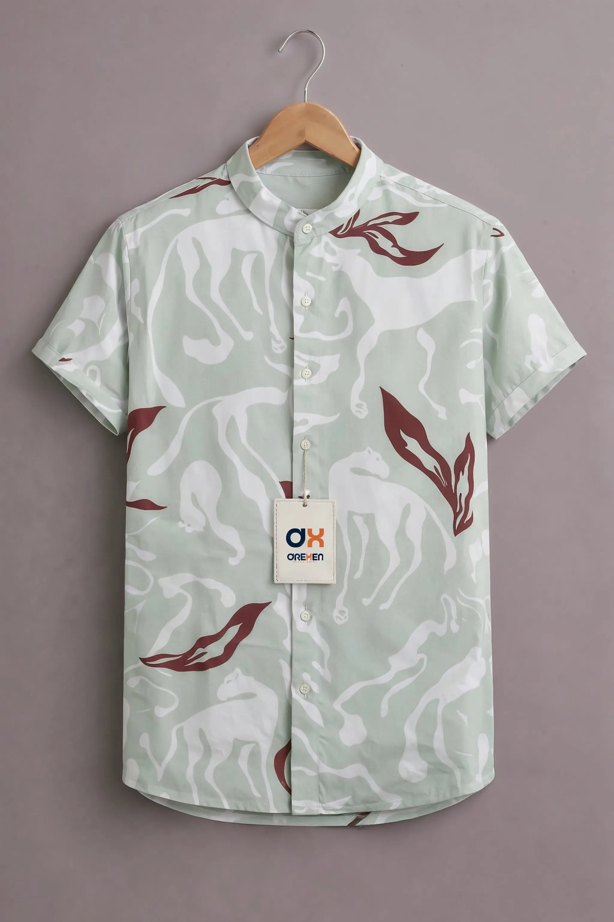 Sage Wild Luxe Print Shirt