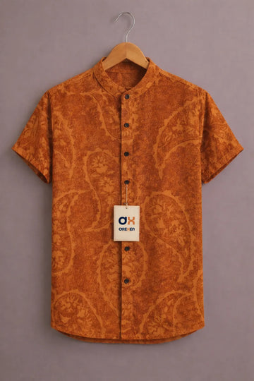 Rust Regal Paisley Heritage Shirt
