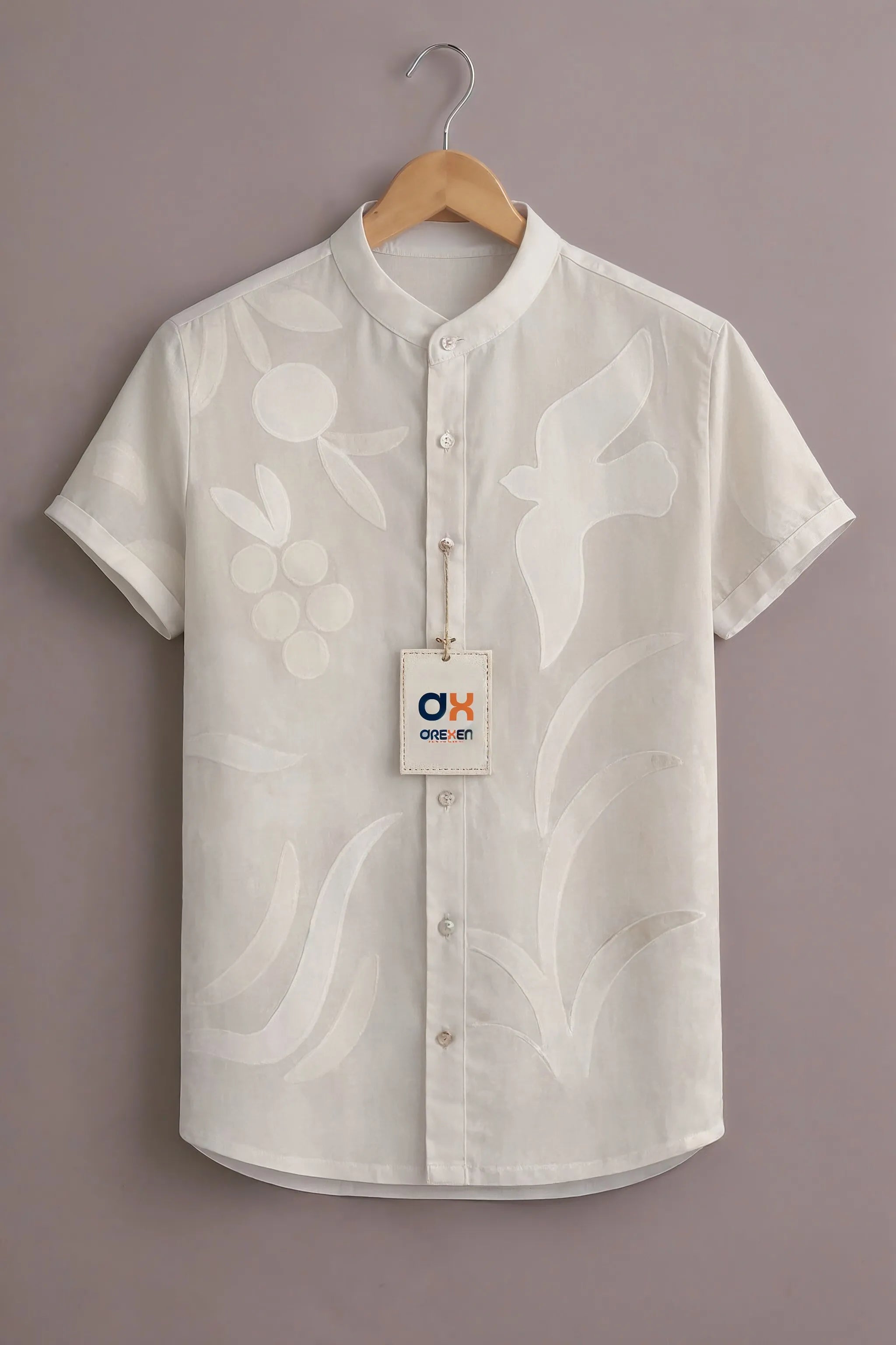 Ivory Whisper Minimal Luxe Shirt
