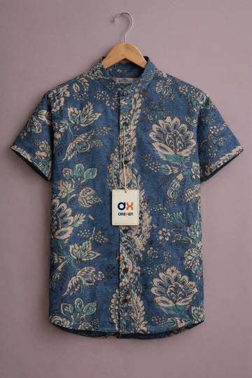 Indigo Heritage Floral Luxe Shirt