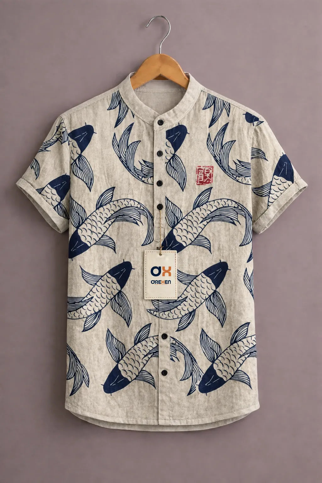 Indigo Koi Heritage Luxe Shirt