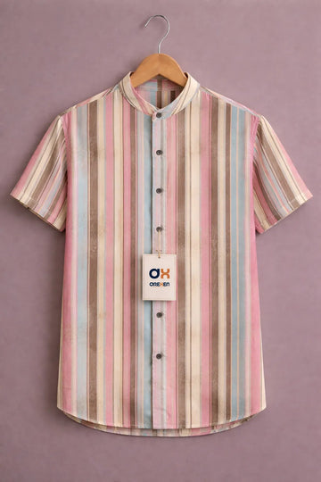 Pastel Riviera Stripe Premium Shirt
