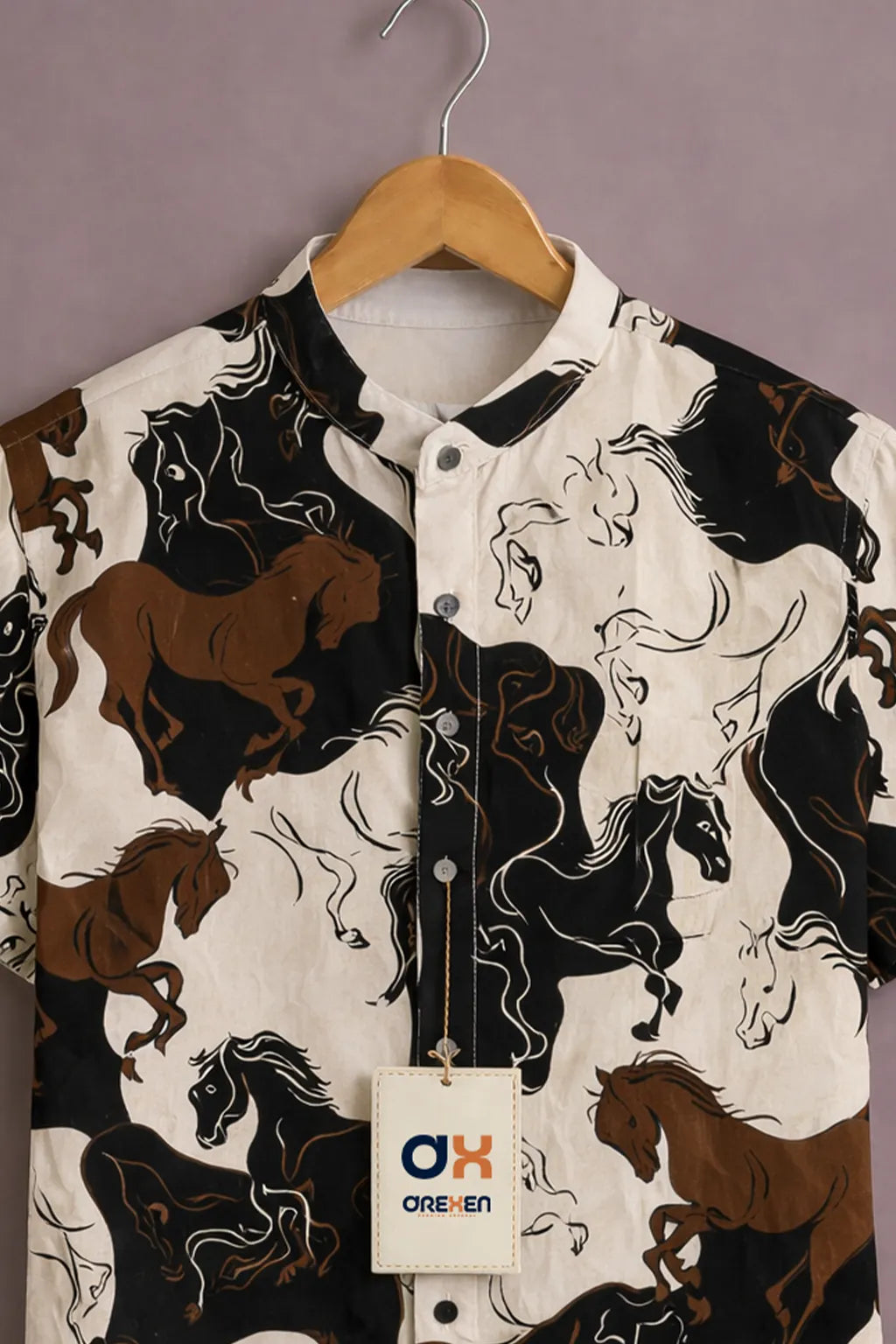 Stallion Contrast Graphic Luxe Shirt