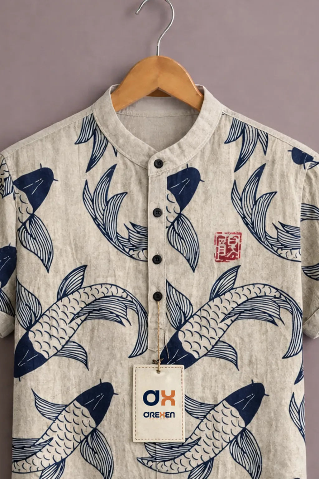 Indigo Koi Heritage Luxe Shirt