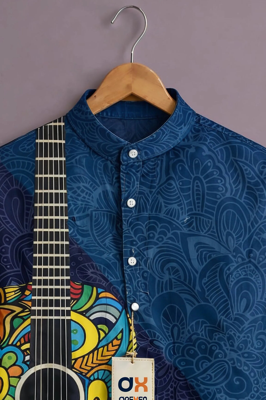 Indigo Rhythm Art Shirt