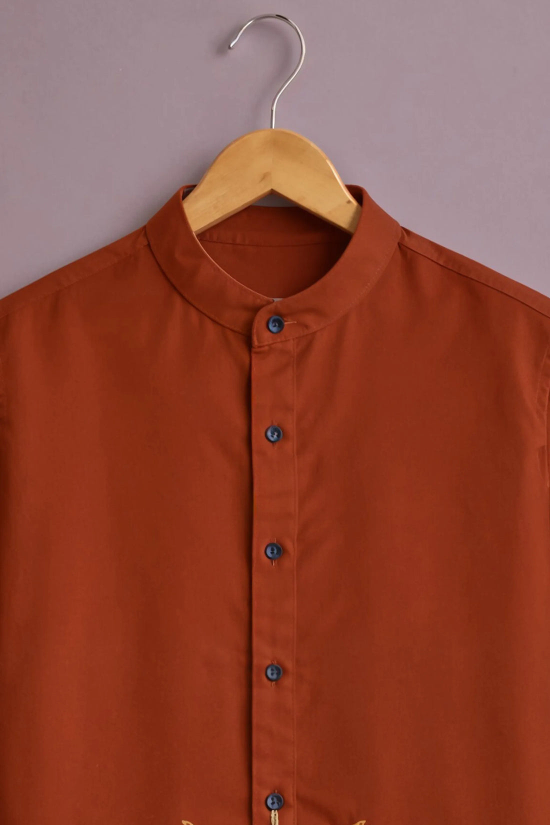 Rust Flamingo Statement Shirt