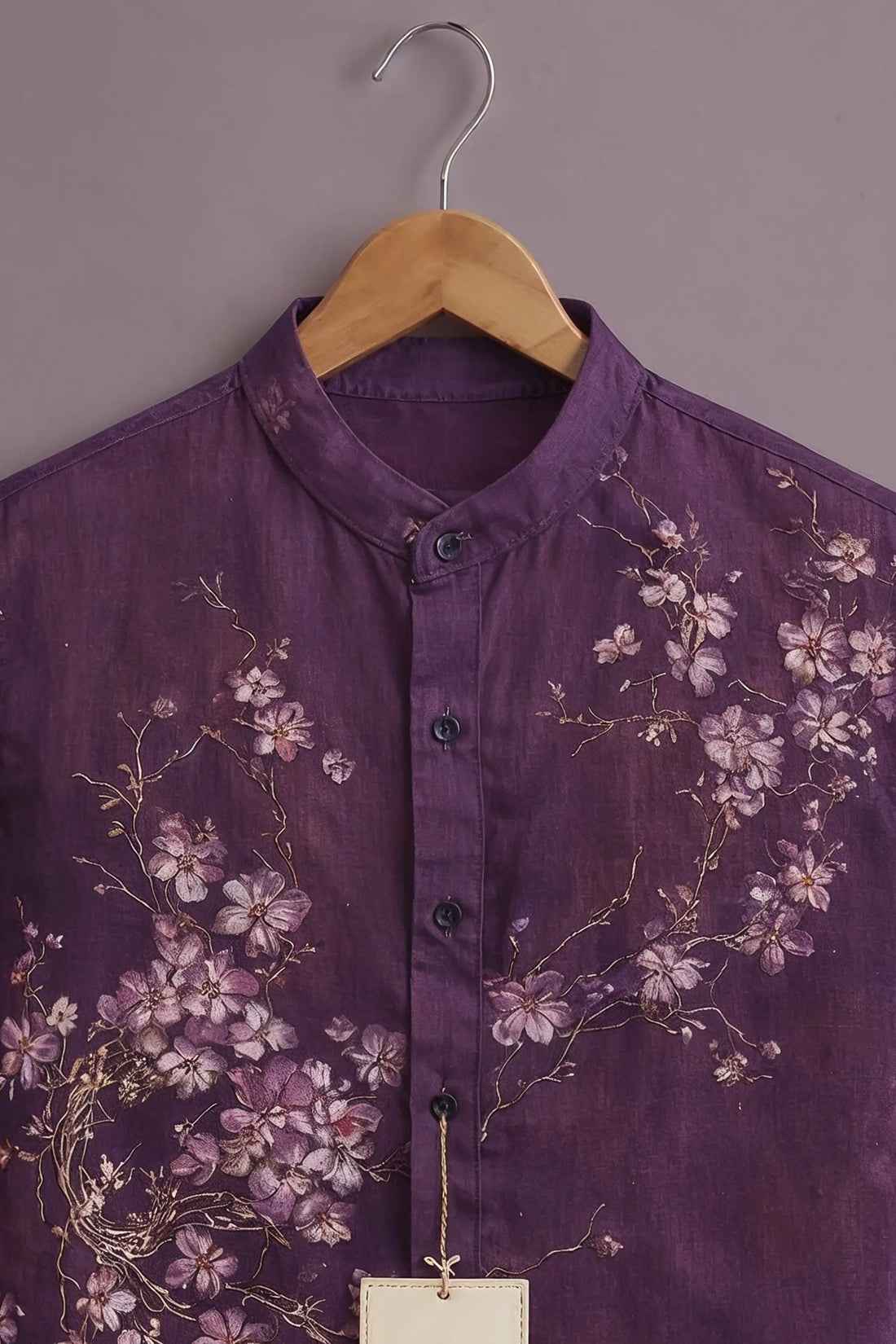 Plum Blossom Luxe Art Shirt