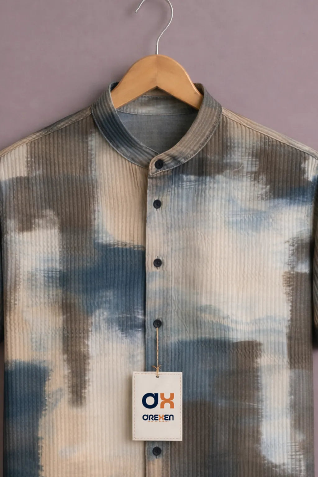 Ash Drift Abstract Luxe Shirt