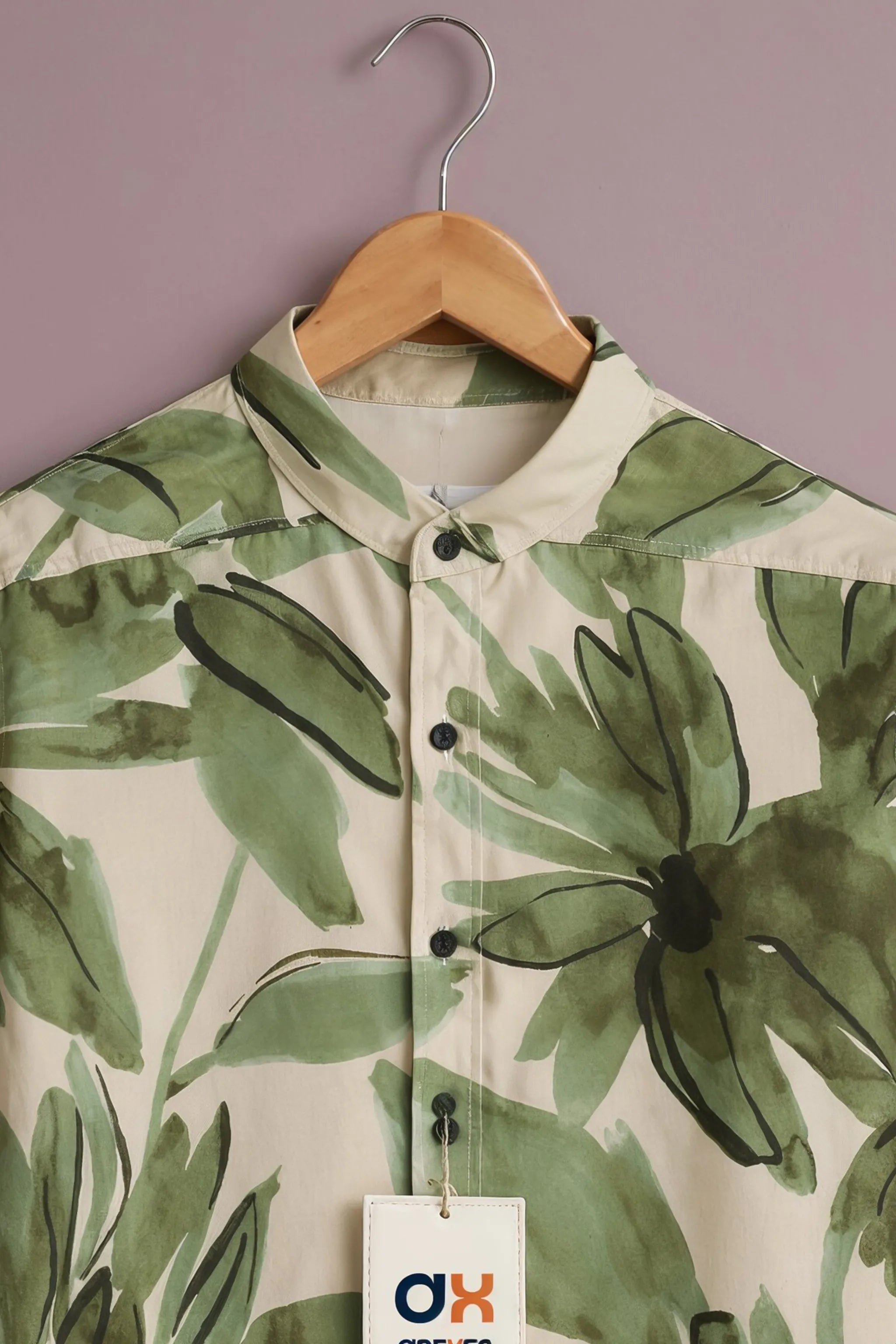 Olive Bloom Resort Luxe Shirt