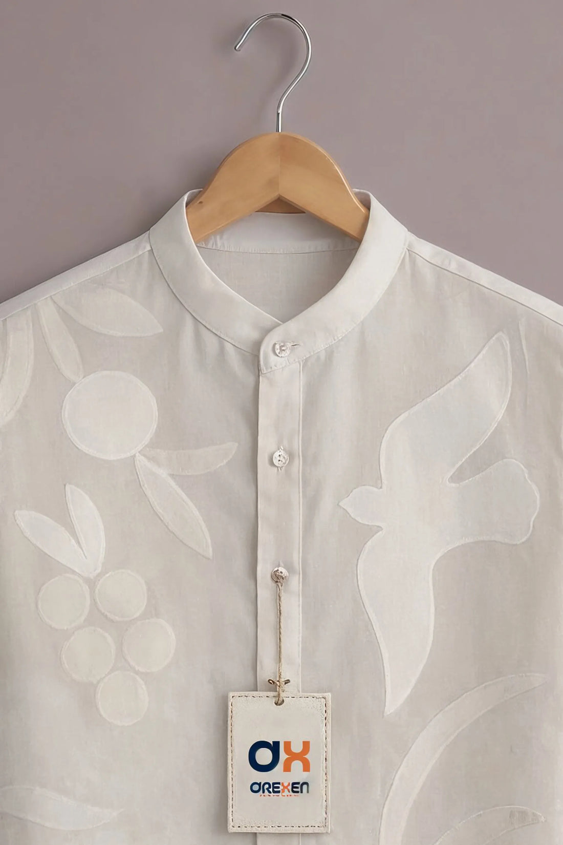 Ivory Whisper Minimal Luxe Shirt
