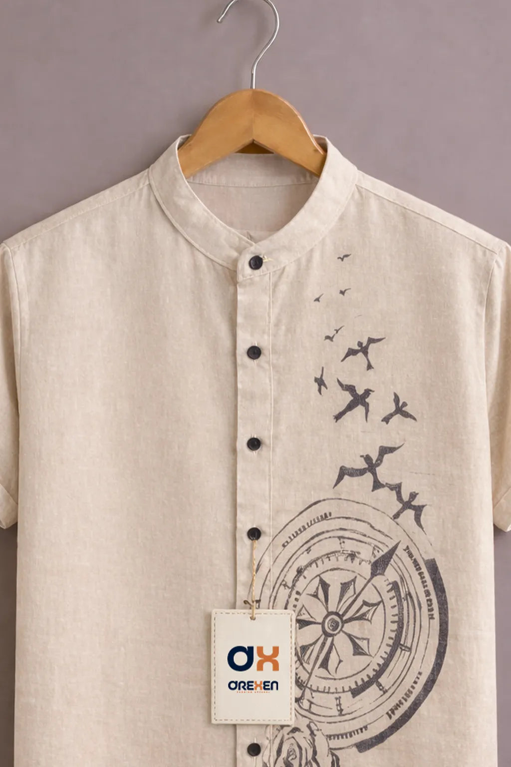 Olive Bloom Stripe Luxe Shirt