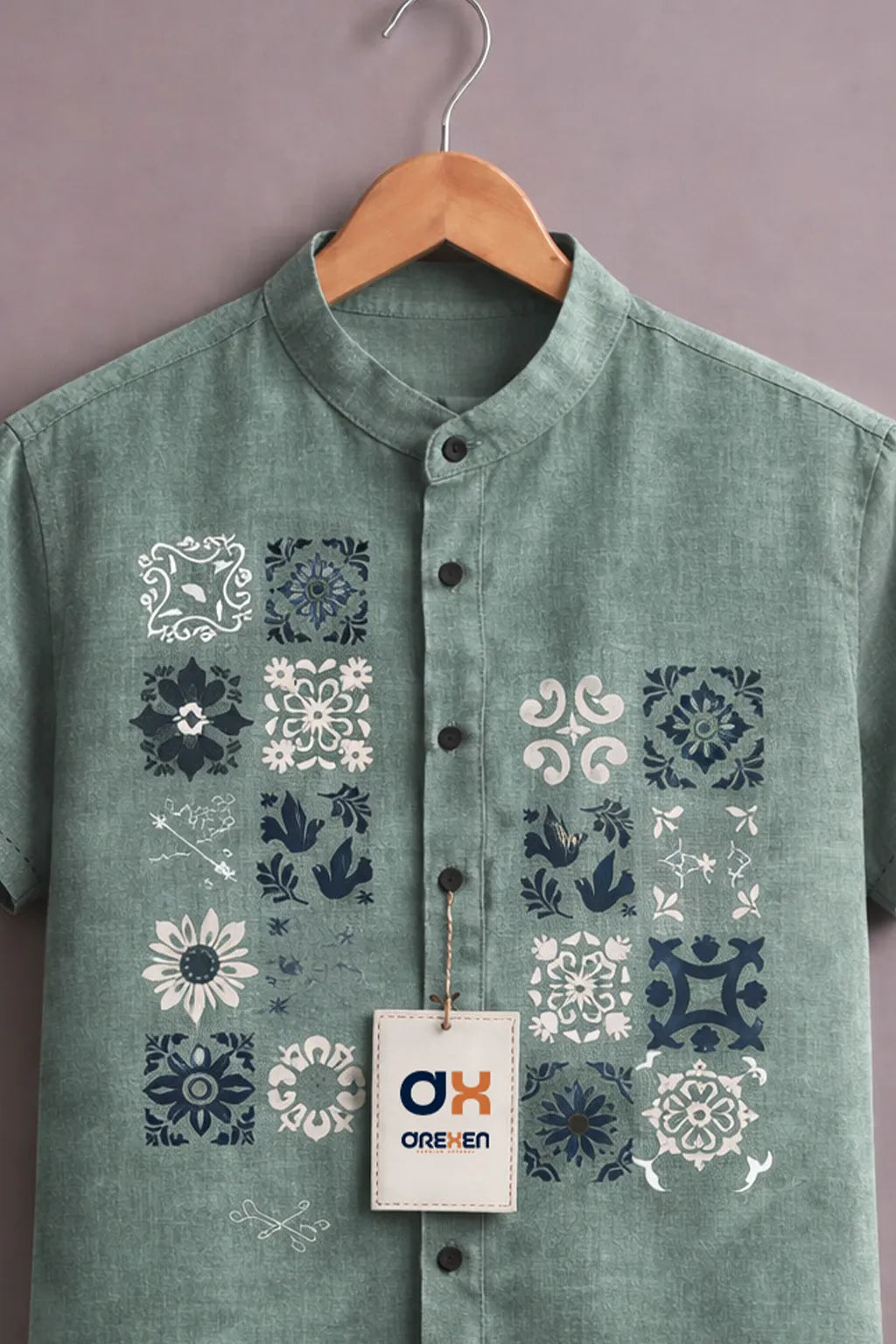 Sage Mosaic Heritage Luxe Shirt
