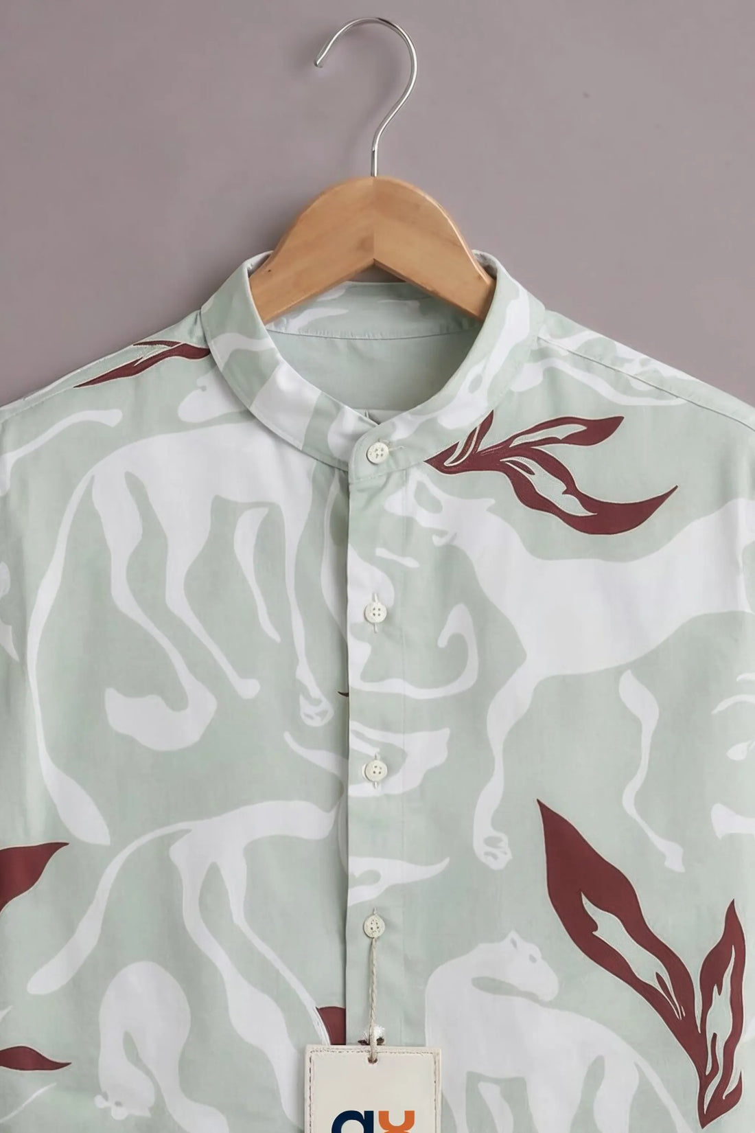 Sage Wild Luxe Print Shirt