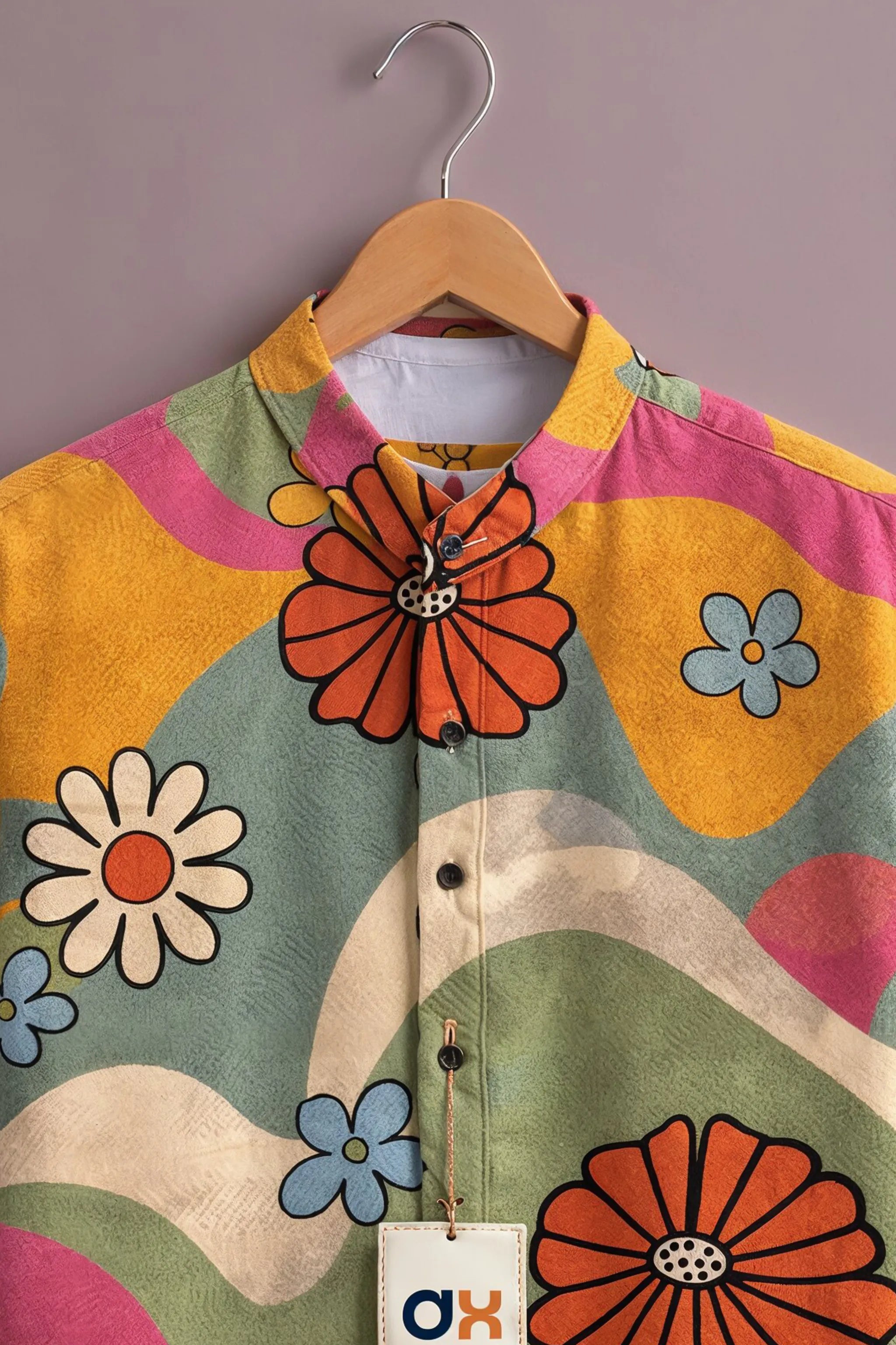 Vintage Bloom Print Shirt