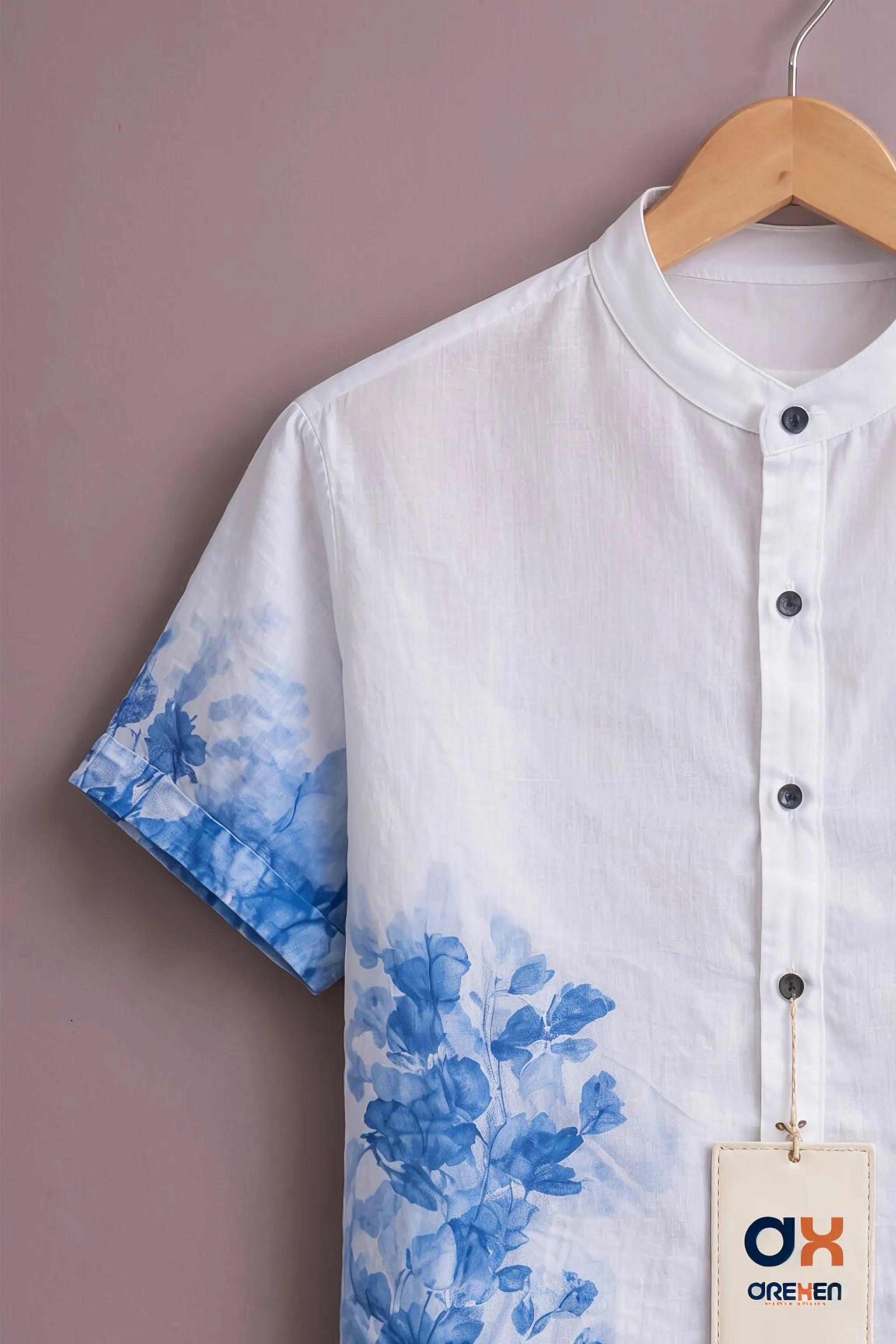Blue Mist Floral Luxe Shirt