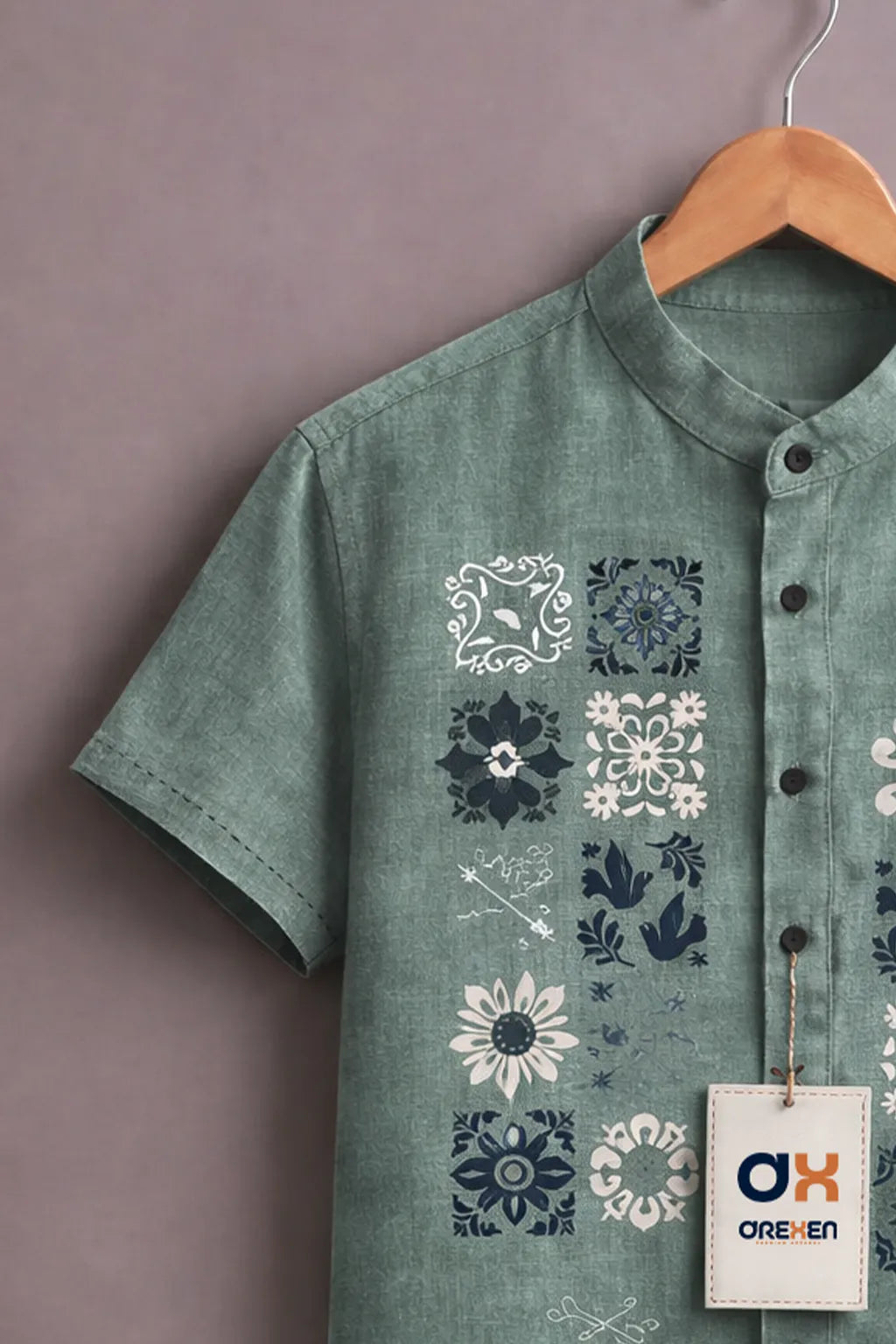 Sage Mosaic Heritage Luxe Shirt