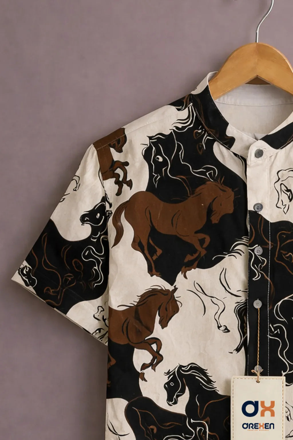 Stallion Contrast Graphic Luxe Shirt