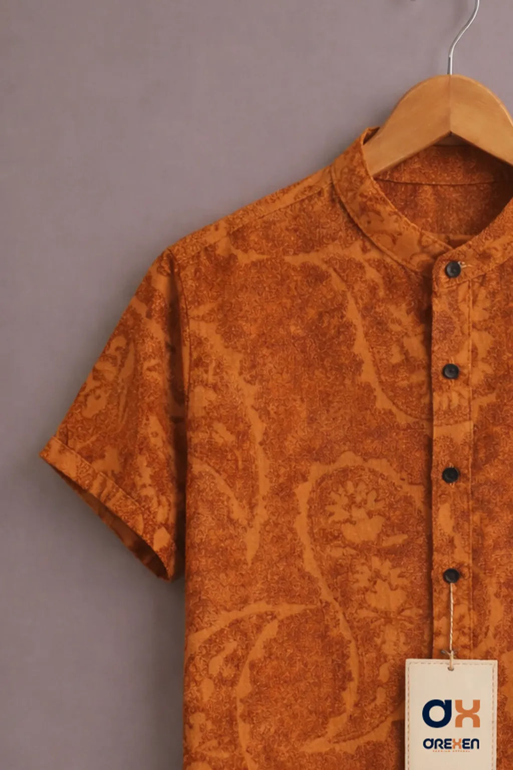 Rust Regal Paisley Heritage Shirt