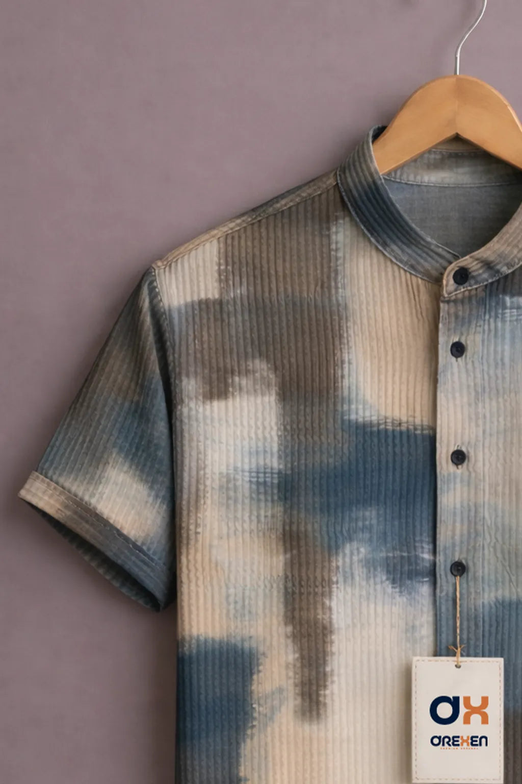 Ash Drift Abstract Luxe Shirt