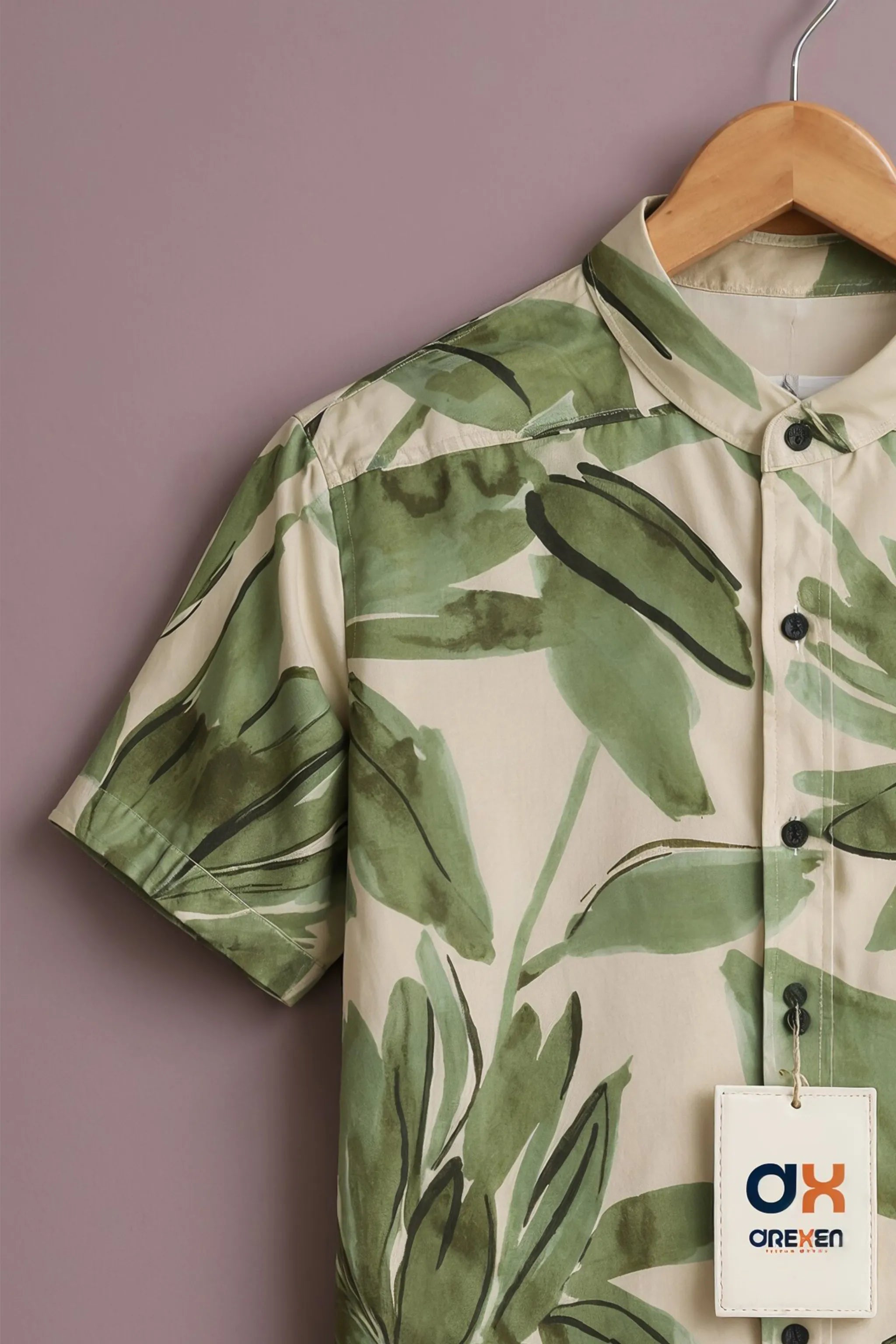 Olive Bloom Resort Luxe Shirt