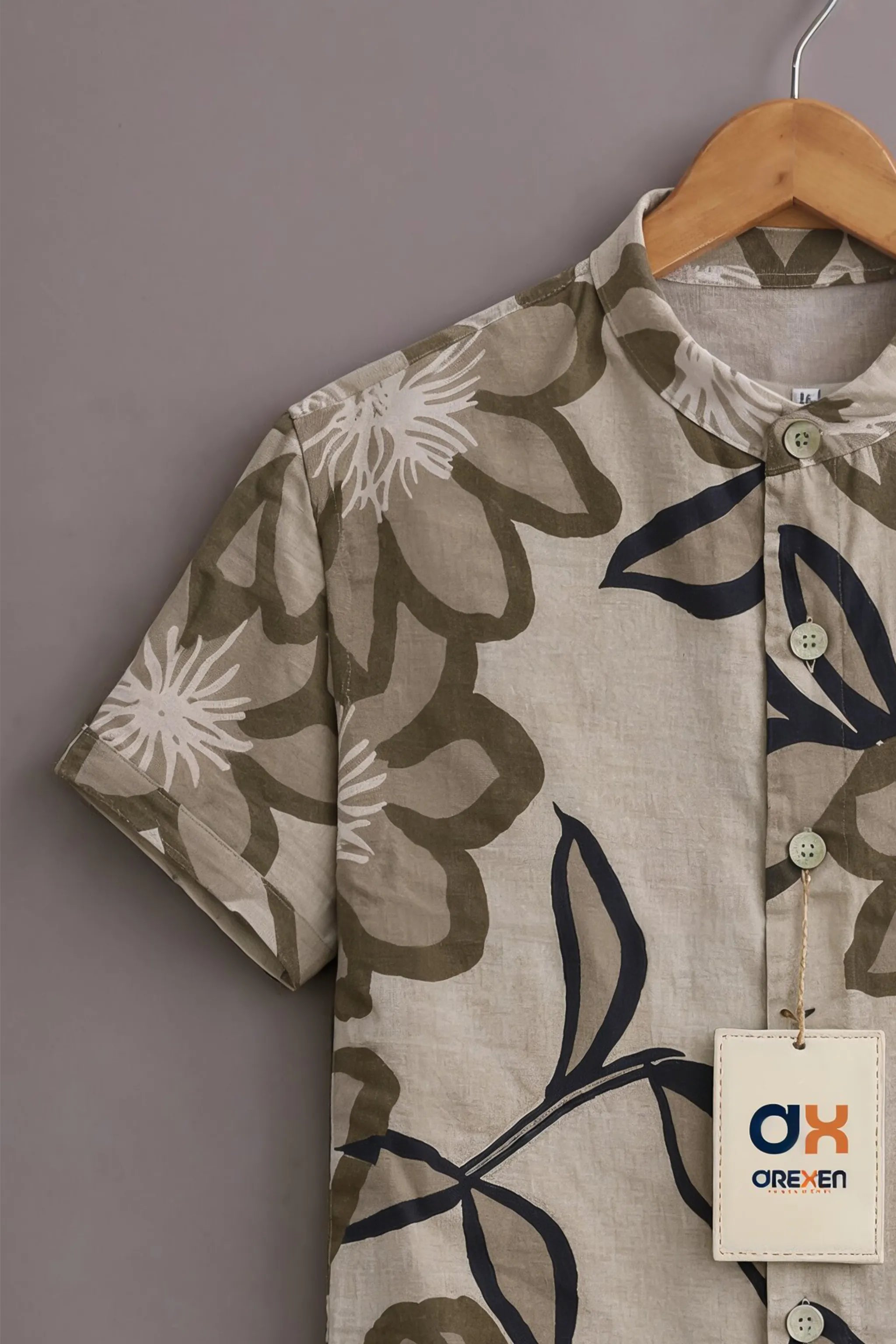 Ivory Cocoa Bloom Luxe Shirt