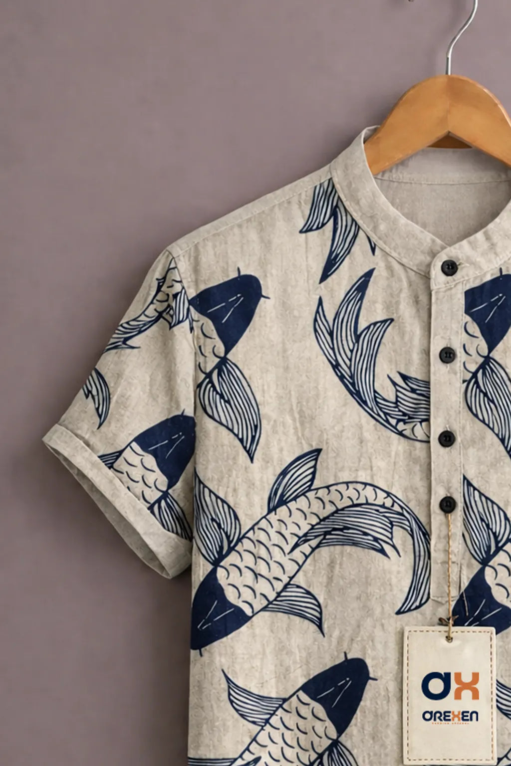 Indigo Koi Heritage Luxe Shirt