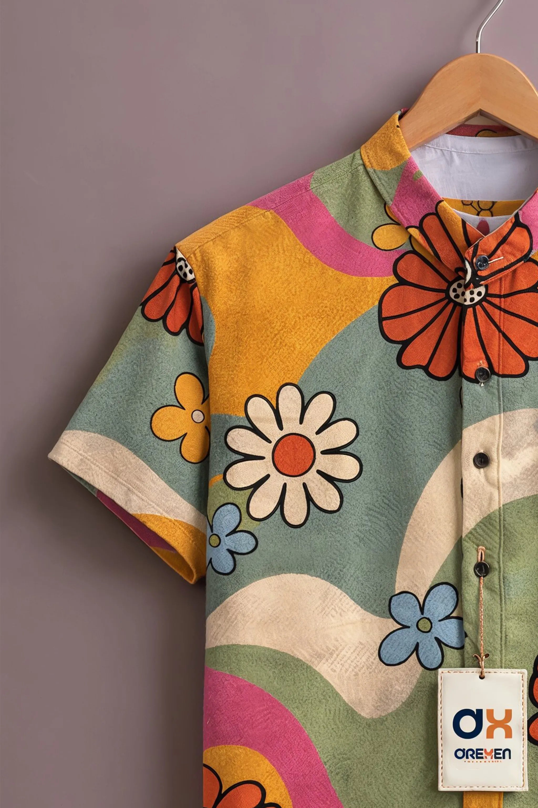 Vintage Bloom Print Shirt
